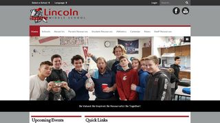 
Lincoln Middle School: Home
