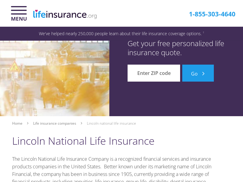 
                            1. Lincoln National Life Insurance