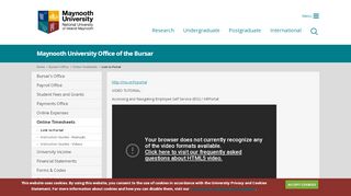 
                            3. Link to Portal | Januarynooth University - Student Portal Maynooth