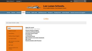 
                            2. Links - Los Lunas Schools - Llhs Parent Portal