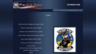 Links - US Navy - Advanced Skills Management Portal