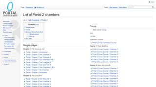 
                            1. List of Portal 2 chambers - Portal Wiki - Portal 2 Coop Bonus Levels