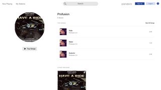 
                            3. Listen to Profusion | Pandora Music & Radio - Pandora Dmx Profusion Portal
