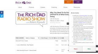 
                            6. Listen to The Rich Dad Radio Show with Robert Kiyosaki here. - Rich Dad Portal