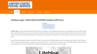 
                            8. Liteblue USPS Login - www.liteblue.usps.gov Wps Portal - Liteblue Portal Payroll