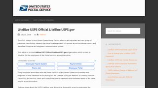
                            4. LiteBlue USPS Official【LiteBlue.USPS.gov】 - Liteblue Portal Payroll
