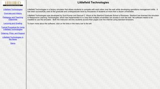 
                            3. Littlefield Technologies - Responsive Learning - Littlefield Technologies Portal