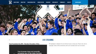 
                            4. Live streaming - Knox Grammar School - Knox Grammar Portal