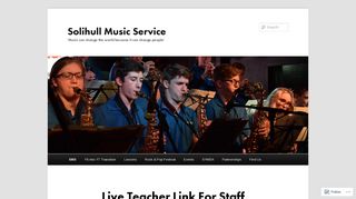 
                            8. Live Teacher Link For Staff | Solihull Music Service - Paritor Live Teacher Login