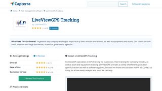 
                            5. LiveViewGPS Tracking Reviews and Pricing - 2020 - Capterra - Live View Gps Mobile Portal