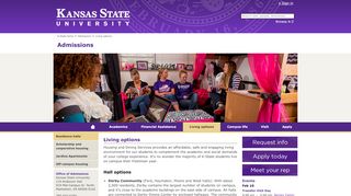 Living options | Admissions | Kansas State University - K State Resident Portal