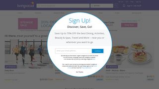 
                            2. LivingSocial: Deals Up to 80% Off: Travel, Events, Dining ... - Living Social Portal My Account