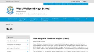 
                            2. LMAS - West Wallsend High School - West Wallsend High School Parent Portal