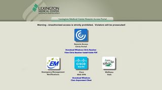 LMC Remote Access Portal - Lexington Medical Center - Lexington Medical Center Employee Portal