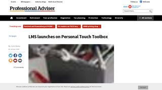 
                            7. LMS launches on Personal Touch Toolbox - Personal Touch Toolbox Portal