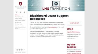 LMS Transition  Washington State University