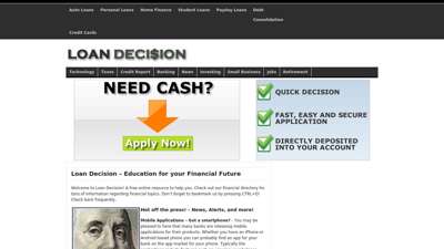 
                            7. Loan Decision - Personal Finance and Loans Resource