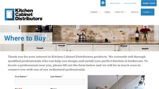 Locate a Dealer – Kitchen Cabinet Distributors - Kcd Dealer Portal