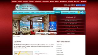 
Locations - North Atlanta Primary Care  
