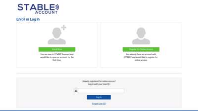 Log In - ABLE Customer Access Portal - STABLE Account
