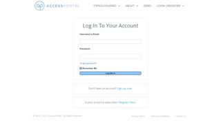 
                            3. Log In | AccessPortal - Iaccess Portal Sign In