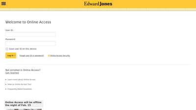 Log In: Account Access - Edward Jones Investments