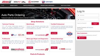 
                            2. Log In - Advance Auto Parts Authentication - Advance Auto Commercial Account Portal