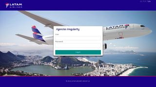 
                            8. Log in - Agencies irregularity - LATAM Airlines - Portal Latam