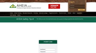
                            3. Log In - -Association of Conservation and Hunter Education ... - Aheia Portal