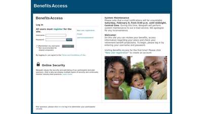 Log In - Benefits Access