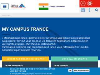 Log in | Campus France