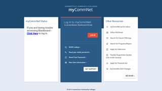 
                            5. Log In - Connecticut Community Colleges - Manchester Community College Student Portal