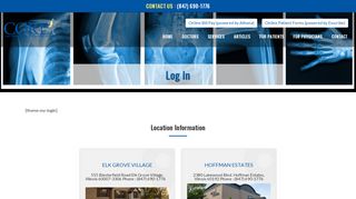 
                            1. Log In - Core Orthopedics - Core Orthopedics Patient Portal