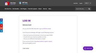 
                            3. Log in - Divi Den - Denpro Portal