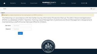 
                            5. Log in - Fairfax County - Fairfax County Portal