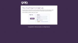 
                            6. Log In | Gaia Online - Gaia Online Portal