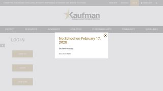 
                            4. Log In - Kaufman ISD - Skyward Portal Kaufman Isd