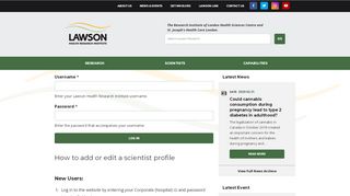 
                            5. Log in | Lawson Health Research Institute - Lhsc Intranet Sign In