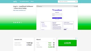 
                            9. Log in - LeadDesk Software - Sur.ly - Leaddesk Portal