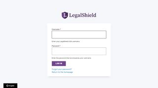 
Log in | LegalShield USA  
