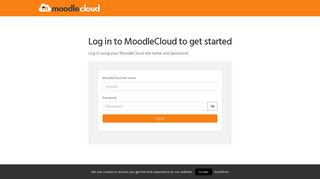 
                            3. Log in - MoodleCloud Signup - Mce Vle Portal