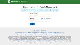 
Log in | Motley Fool Wealth Management  
