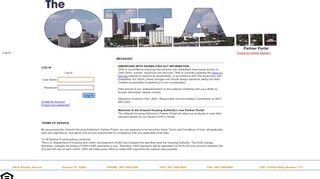 
                            4. Log In - Orlando Housing Authority - Orlando Housing Authority Applicant Portal