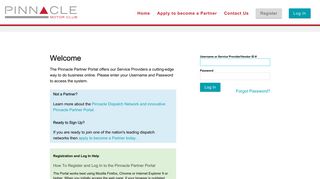 
                            1. Log In - Pinnacle Partner Portal - Pinnacle Provider Portal
