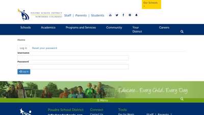 Log in  Poudre School District