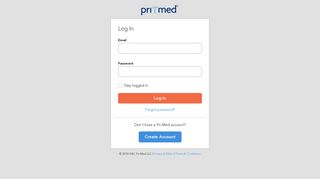 
                            1. Log In | Pri-Med - Pri Med Mal Portal
