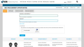 Log in | Procurement Firms - beo procurement opportunities - Beo Portal