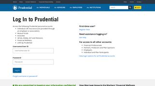 
                            7. Log In | Prudential Financial - Nc Plus Login