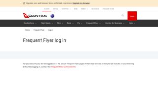 
                            1. Log in - Qantas - Qantas Frequent Flyer Portal Manage My Booking