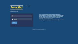 
                            1. Log in - Sprint Mart Portal